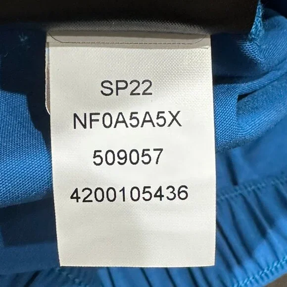 The North Face Relaxed Fit Elastic Waist Pull On Banff Blue 7" Shorts Size Small - Picture 10 of 10